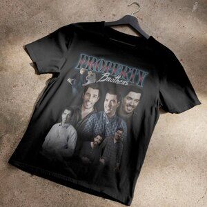 Property Brothers 90s Bootleg HGTV TV Show Retro Graphic Collector Fan Shirt 159